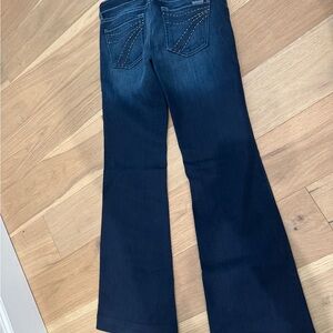 7 for all man kind jeans size 27, rhinestone pockets 
 Like new